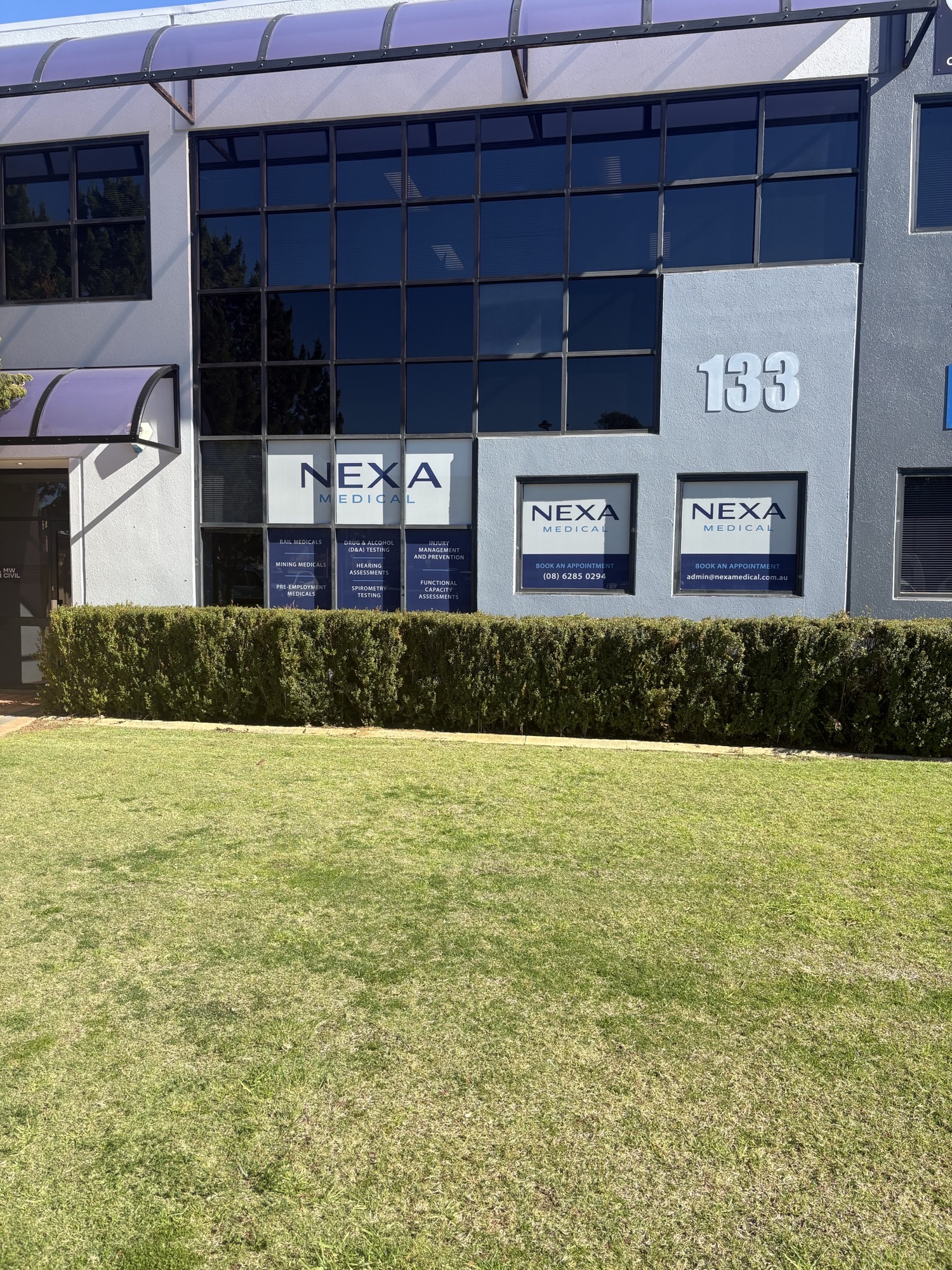 Nexa Medical clinic exterior at 133 Main Street Osborne Park